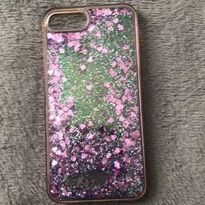 iPhone 7 Plus purple glitter case 💜✨
